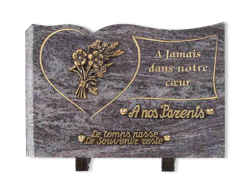 plaque funéraire  standard 30x20cm